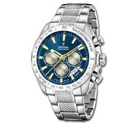 Festina Reloj Hombre Acero Plata Timeless Cronógrafo Reloj de Pulsera Uf20668/5