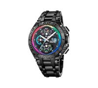 FESTINA Reloj Hombre Analógico Correa de Acero Inoxidable Negro F20761/1 | Movimiento de Cuarzo, Calendario, Cristal Zafiro de Alta Resistencia, Resistencia al Agua 20 ATM Special Editions
