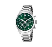 Festina Reloj Hombre Analógico de Acero Inoxidable 316l - Movimiento de Cuarzo - Cronógrafo - Calendario - Cristal Mineral Resistente - Resistente al Agua 5 ATM Casual F20343/B Timeless Chronograph