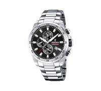 Festina Reloj Hombre Analógico de Acero Inoxidable 316l - Movimiento de Cuarzo - Cronógrafo - Calendario - Cristal Mineral de Alta Resistencia - Resistente al Agua 10 ATM Casual F20463/4 Chrono Sport