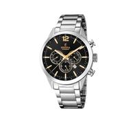 Festina Reloj Hombre Analógico de Acero Inoxidable 316l - Movimiento de Cuarzo - Cronógrafo - Calendario - Cristal Mineral Resistente - Resistente al Agua 5 ATM Casual F20343/4 Timeless Chronograph