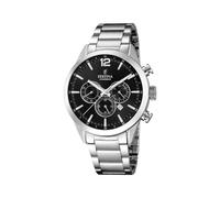 Festina Reloj Hombre Analógico de Acero Inoxidable 316l - Movimiento de Cuarzo - Cronógrafo - Calendario - Cristal Mineral Resistente - Resistente al Agua 5 ATM Casual F20343/8 Timeless Chronograph