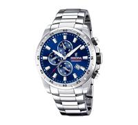 Festina Reloj Hombre Analógico de Acero Inoxidable 316l - Movimiento de Cuarzo - Cronógrafo - Calendario - Cristal Mineral de Alta Resistencia - Resistente al Agua 10 ATM Casual F20463/2 Chrono Sport