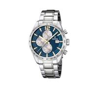 Festina Reloj Hombre Analógico de Acero Inoxidable 316l - Movimiento de Cuarzo - Cronógrafo - Calendario - Cristal Mineral Resistente - Resistente al Agua 5 ATM Casual F16759/7 Timeless Chronograph