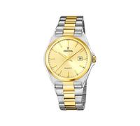 Festina Reloj Hombre Analógico de Acero Inoxidable 316l Multicolor - Movimiento de Cuarzo - Calendario - Cristal Mineral de Alta Resistencia - Resistente al Agua 5 ATM F20554/3