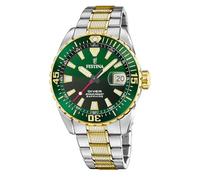 Festina Reloj Hombre Analógico de Acero Inoxidable 316l Multicolor - Movimiento de Cuarzo - Calendario - Cristal Zafiro de Alta Resistencia - Resistente al Agua 20 ATM F20706/2 The Originals