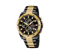 Festina Reloj Hombre Analógico de Acero Inoxidable 316l Negro - Movimiento de Cuarzo - Cronógrafo - Calendario - Cristal Mineral de Alta Resistencia - Resistente al Agua 10 ATM F20563/1 Chrono Sport