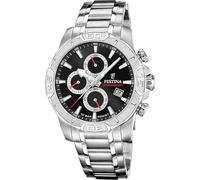 Festina Reloj Deportivo F20704/6 Cronógrafo Cuarzo Acero inoxidable 316L Plateado 10 ATM