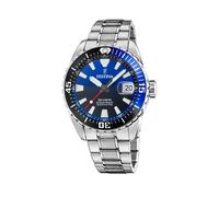 Festina Reloj Hombre Analógico de Acero Inoxidable 316l Plateado - Movimiento de Cuarzo - Calendario - Cristal Zafiro de Alta Resistencia - Resistente al Agua 20 ATM F20669/5 The Originals