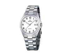 Festina Reloj Hombre Analógico de Acero Inoxidable 316l Plateado - Movimiento de Cuarzo - Calendario - Cristal Mineral de Alta Resistencia - Resistente al Agua 5 ATM F16374/1