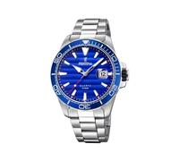 Festina Reloj Hombre Analógico de Acero Inoxidable 316l Plateado - Movimiento de Cuarzo - Calendario - Cristal Mineral de Alta Resistencia - Resistente al Agua 10 ATM Casual F20360/1 Special Prices