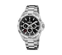 Festina Reloj Hombre Analógico de Acero Inoxidable 316l Plateado - Movimiento de Cuarzo - Calendario - Cristal Mineral de Alta Resistencia - Resistente al Agua 10 ATM - Multifunción F20623/4