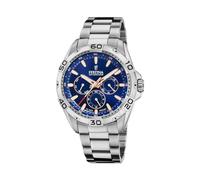 Festina Reloj Hombre Analógico de Acero Inoxidable 316l Plateado - Movimiento de Cuarzo - Calendario - Cristal Mineral de Alta Resistencia - Resistente al Agua 10 ATM - Multifunción F20623/2