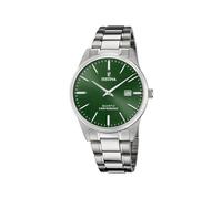 Festina Reloj Hombre Analógico de Acero Inoxidable 316l Plateado - Movimiento de Cuarzo - Calendario - Cristal Mineral de Alta Resistencia - Resistente al Agua 5 ATM F20511/5