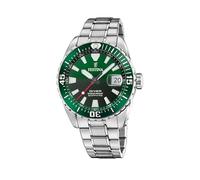 Festina Reloj Hombre F20669/2 Analógico Acero 316L Plateado Cuarzo Calendario Zafiro 20 ATM