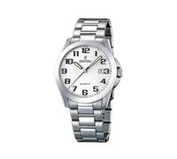 Festina Reloj Hombre Analógico de Acero Inoxidable 316l Plateado - Movimiento de Cuarzo - Calendario - Cristal Mineral de Alta Resistencia - Resistente al Agua 5 ATM F16376/7