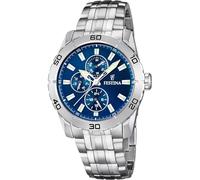 Festina Reloj Hombre Analógico de Acero Inoxidable 316l Plateado - Movimiento de Cuarzo - Cristal Mineral de Alta Resistencia - Resistente al Agua 5 ATM - Multifunción F16606 Special Prices