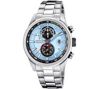 Festina Reloj Hombre F20694/2 Timeless Chronograph Caja de Acero Inoxidable 316l Plateado Correa de Acero Inoxidable 316l Plateado
