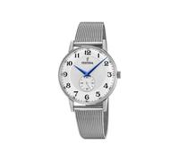 Festina Reloj Hombre Analógico de Acero Inoxidable 316l Plateado - Movimiento de Cuarzo - Relojes Hombre F20568/1