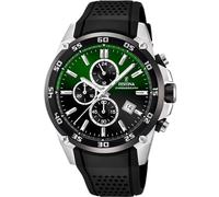 Festina Reloj Hombre Analógico de Acero Inoxidable y Caucho Negro F20330/B
