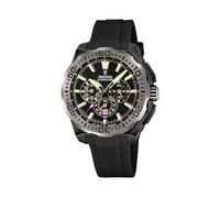 Festina Reloj Hombre Analógico de Caucho Negro - Movimiento de Cuarzo - Cronógrafo - Calendario - Cristal Mineral de Alta Resistencia - Resistente al Agua 20 ATM F20726/3 Chrono Bike