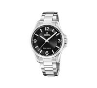 Festina Reloj hombre analógico F20656/4 Solar Energy - Acero 316L plateado, cristal mineral, 5 ATM