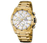 Festina Reloj Hombre Cronógrafo Deporte F20541/1 de Pulsera Acero Oro UF20541 /