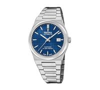 Festina Reloj Hombre F20028/2 Swiss Made Caja de Acero Inoxidable 316l Plateado Correa de Acero Inoxidable 316l Plateado