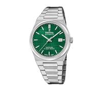 Festina Reloj Hombre F20028/3 Swiss Made Caja de Acero Inoxidable 316l Plateado Correa de Acero Inoxidable 316l Plateado