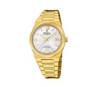 Festina Reloj Hombre F20032/1 Swiss Made Caja de Acero Inoxidable 316l Dorado Correa de Acero Inoxidable 316l Dorado
