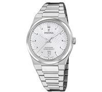 Festina Reloj Hombre F20051/1 Rivé Caja de Acero Inoxidable 316l Plateado Correa de Acero Inoxidable 316l Plateado