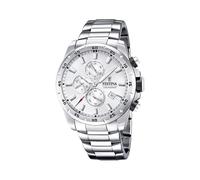 Festina Reloj Hombre F20463/1 Chrono Sport Caja de Acero Inoxidable 316l Plateado Correa de Acero Inoxidable 316l Plateado
