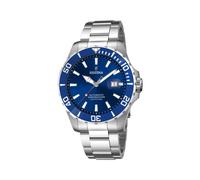 Festina Reloj Hombre F20531/3 Automatico Caja de Acero Inoxidable 316l Plateado Correa de Acero Inoxidable 316l Plateado