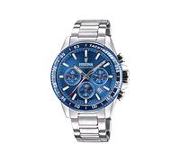 Festina Reloj Hombre F20560/3 Timeless Chronograph Caja de Acero Inoxidable 316l Plateado Correa de Acero Inoxidable 316l Plateado