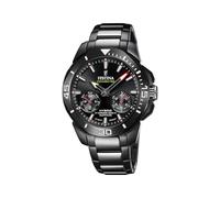 Festina Reloj Hombre F20648/1 Connected Caja de Acero Inoxidable 316l Negro Correa de Acero Inoxidable 316l Negro