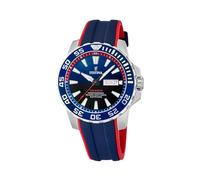Festina Reloj Hombre F20662/1 The Originals Caja de Acero Inoxidable 316l Plateado Correa de Caucho Azul