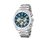 Festina Reloj Hombre F20668/5 Timeless Chronograph Caja de Acero Inoxidable 316l Plateado Correa de Acero Inoxidable 316l Plateado