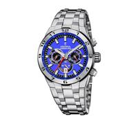 Festina Reloj Hombre F20670/3 Chrono Bike Caja de Acero Inoxidable 316l Plateado Correa de Acero Inoxidable 316l Plateado