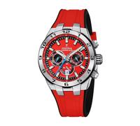 Festina Reloj de Hombre Silicona Rojo Negro Chrono Bike Pulsera UF20671/5