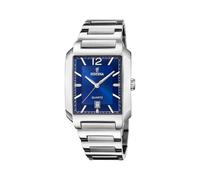 Festina Reloj Hombre F20677/3 On The Square Caja de Acero Inoxidable 316l Plateado Correa de Acero Inoxidable 316l Plateado