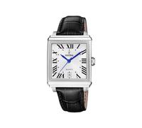 Festina Reloj Hombre F20681/1 On The Square Caja de Acero Inoxidable 316l Plateado Correa de Cuero Negro