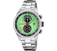 Festina Reloj Hombre F20694/3 Timeless Chronograph Caja de Acero Inoxidable 316l Plateado Correa de Acero Inoxidable 316l Plateado