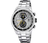 Festina Reloj Hombre F20694/4 Timeless Chronograph Caja de Acero Inoxidable 316l Plateado Correa de Acero Inoxidable 316l Plateado