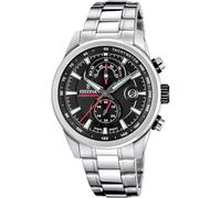 Festina Reloj Hombre F20694/6 Timeless Chronograph Caja de Acero Inoxidable 316l Plateado Correa de Acero Inoxidable 316l Plateado