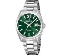 Festina Reloj Hombre F20707/8 Classics Caja de Acero Inoxidable 316l Plateado Correa de Acero Inoxidable 316l Plateado