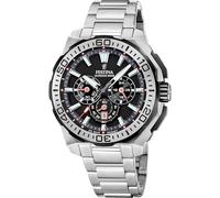 Festina Reloj Hombre F20724/7 Chrono Bike Caja de Acero Inoxidable 316l Plateado Correa de Acero Inoxidable 316l Plateado