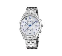 Festina Reloj Hombre F6854/A Timeless Chronograph Caja de Acero Inoxidable 316l Plateado Correa de Acero Inoxidable 316l Plateado