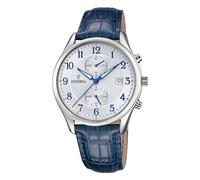 Festina Reloj Hombre F6855/A Timeless Chronograph Caja de Acero Inoxidable 316l Plateado Correa de Piel Negro