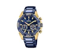 Festina Reloj Inteligente Hombre Híbrido Connected de Acero Inoxidable 316l Azul - Analógico - Resistente al Agua 10 ATM F20547/1 - Control Música, Cuenta Pasos, Notifica y Rechaza Llamadas