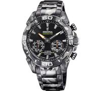 Festina Reloj Inteligente Hombre Híbrido Connected de Acero Inoxidable 316l | Negro, Analógico, Resistente al Agua 10 ATM F20545/1, Control Música, Cuenta Pasos, Notifica y Rechaza Llamadas